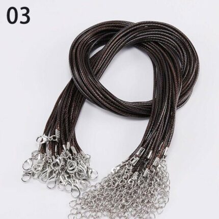 50cm 체인 목걸이줄(진회색) / 끈 펜던트 고급 인기 선물